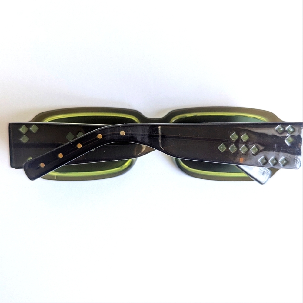 Bottega Veneta Rectangular Luxury Sunglasses Brow… - image 6